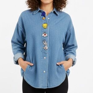 TOP LINE USA | Looney Tunes/Warner Bros. Denim Shirt